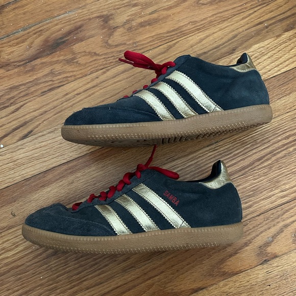 cheapest adidas samba blue suede